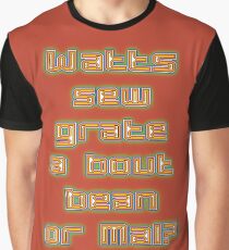 Watts Sew Grate Design Graphic T-Shirt