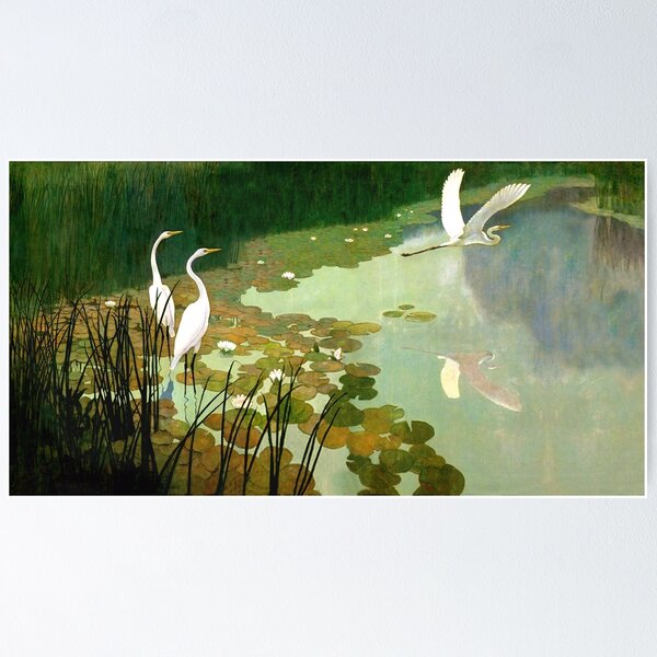 Item preview, N.C. Wyeth. Herons in Summer designed and sold by likiska.