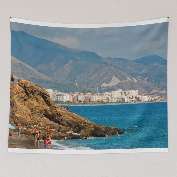Item preview, Penoncillo Beach Torrox Costa Nerja Spain designed and sold by AndyEvansPhotos.