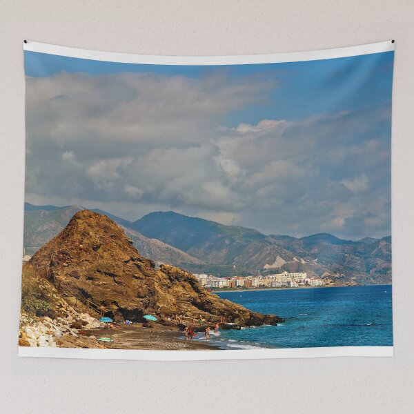 Item preview, Penoncillo Beach Torrox Costa Nerja Spain designed and sold by AndyEvansPhotos.