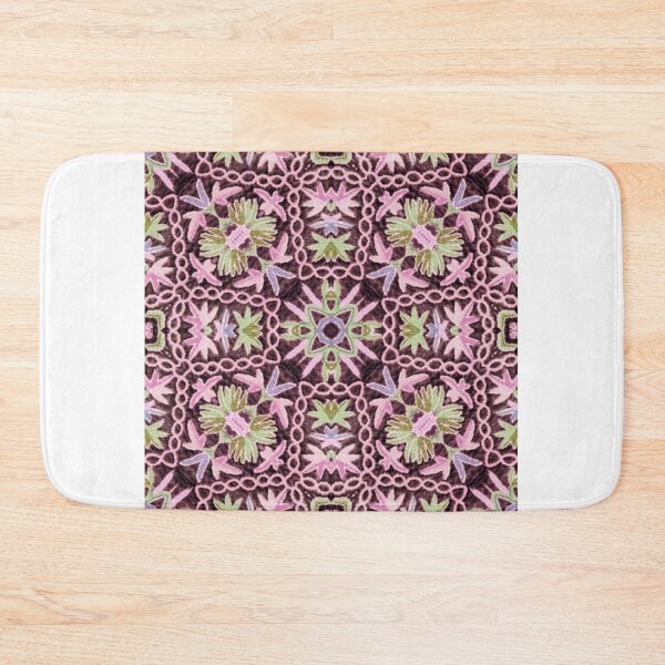 Item preview, Namda pink Embroidery 4000 repeatable designed and sold by ZenArt-Fern.