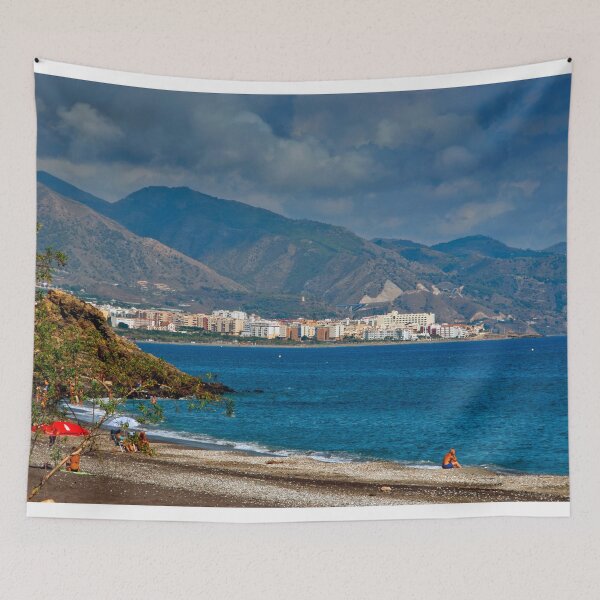 Item preview, Penoncillo Beach Torrox Costa Nerja Spain designed and sold by AndyEvansPhotos.