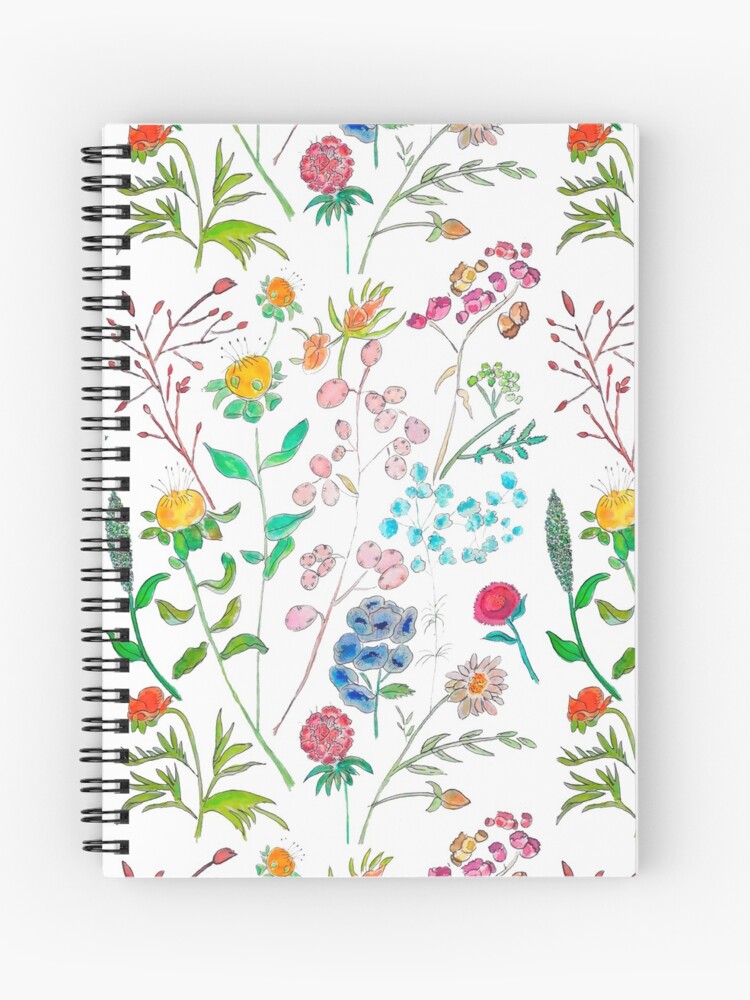 Imagen 1 de 3, Cuaderno de espiral con la obra Las Flores Secas Para Un Bonito Regalo, diseñada y vendida por bertelv.