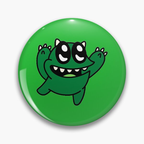 Item preview, Floppy The Green Happy Monster designed and sold by monsterino.