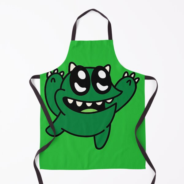 Item preview, Floppy The Green Happy Monster designed and sold by monsterino.