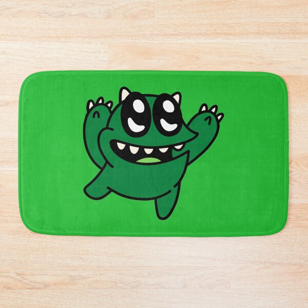 Item preview, Floppy The Green Happy Monster designed and sold by monsterino.