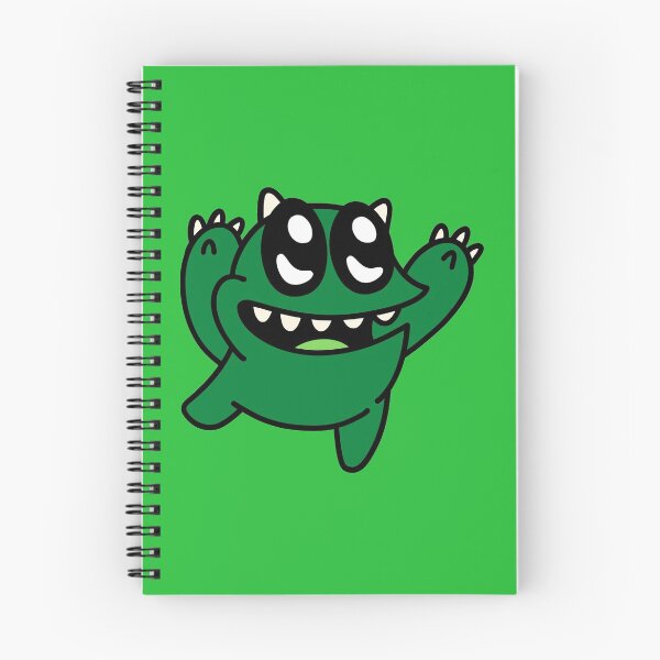 Item preview, Floppy The Green Happy Monster designed and sold by monsterino.