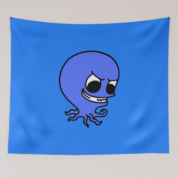 Item preview, Octopus The Blue Evil Monster designed and sold by monsterino.