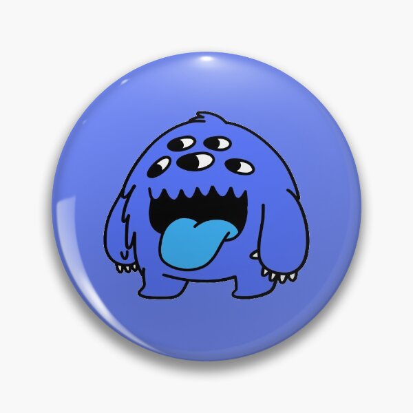Item preview, Charlie The Blue Happy Monster designed and sold by monsterino.