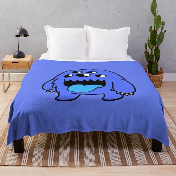 Item preview, Charlie The Blue Happy Monster designed and sold by monsterino.