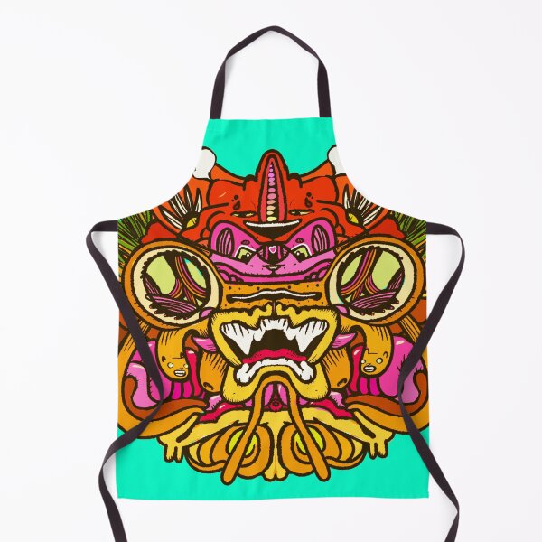 Item preview, Psychedelic Cat Totem designed and sold by Adhdcreative.
