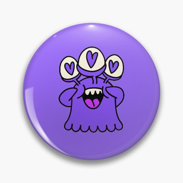 Item preview, Emily The Purple Excited Monster designed and sold by monsterino.