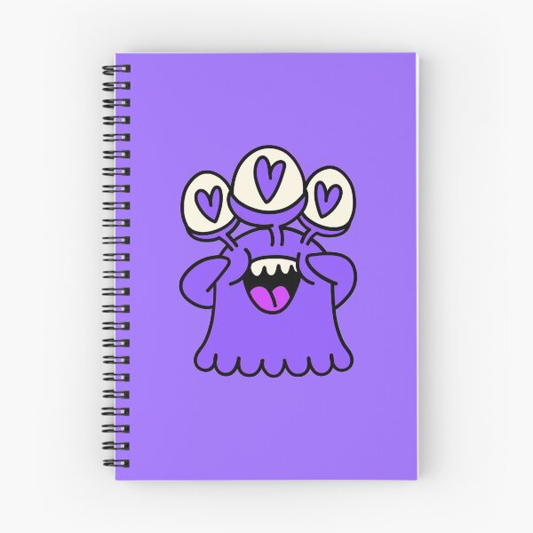 Item preview, Emily The Purple Excited Monster designed and sold by monsterino.