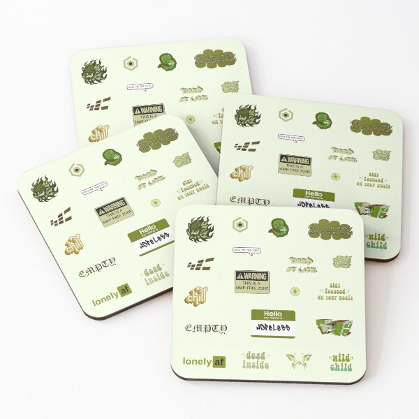 Item preview, Pastel Lime Green Wild Variety Pack designed and sold by everything4eva.