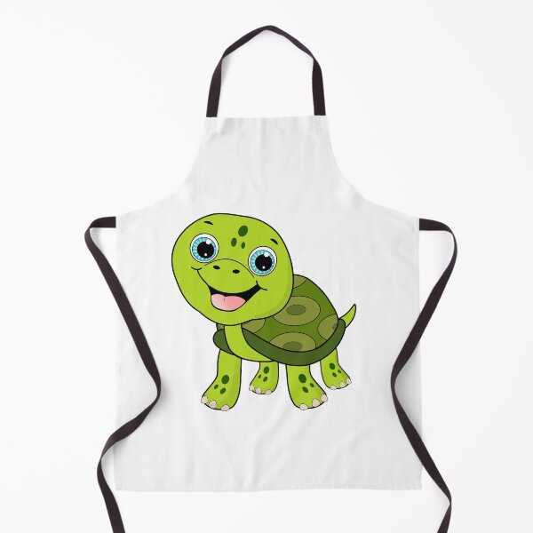 Item preview, Green Cute Cartoon Turtle designed and sold by AnimalsCartoon.
