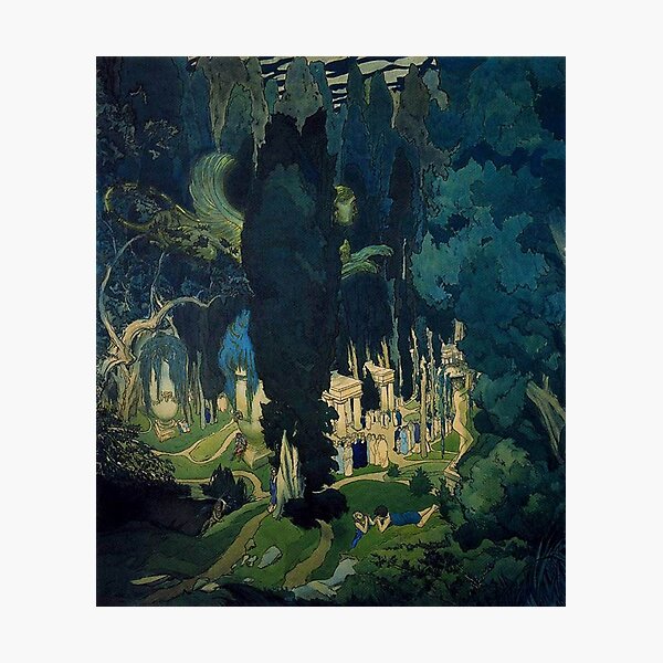 Leon Bakst. Elysium. 1906 Photographic Print