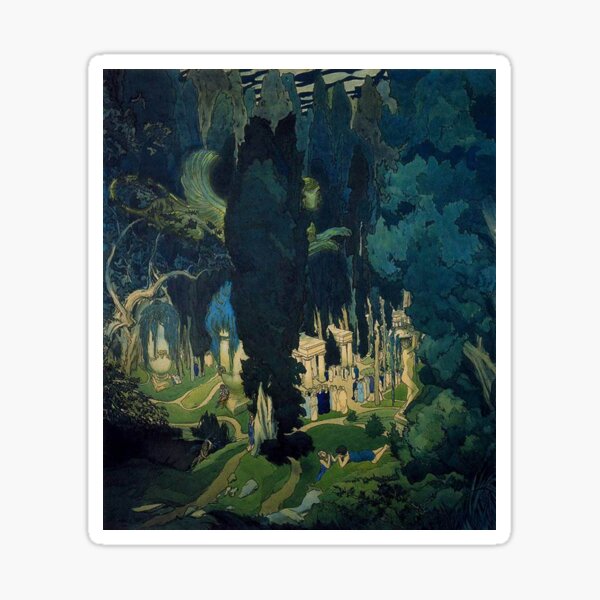 Leon Bakst. Elysium. 1906 Sticker
