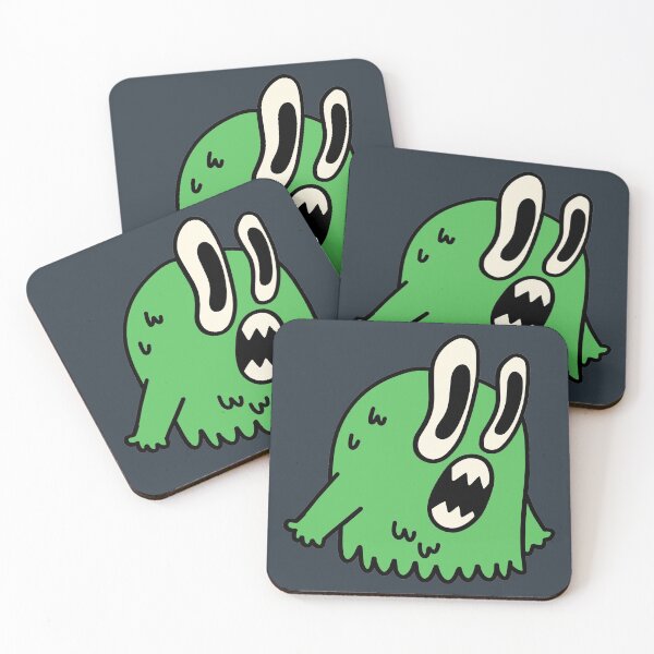 Item preview, Jacob The Green Surprised Monster designed and sold by monsterino.