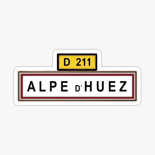 Alpe d'Huez Sticker