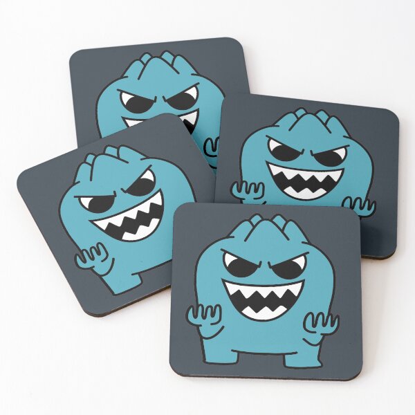 Item preview, Mark The Teal Evil Monster designed and sold by monsterino.