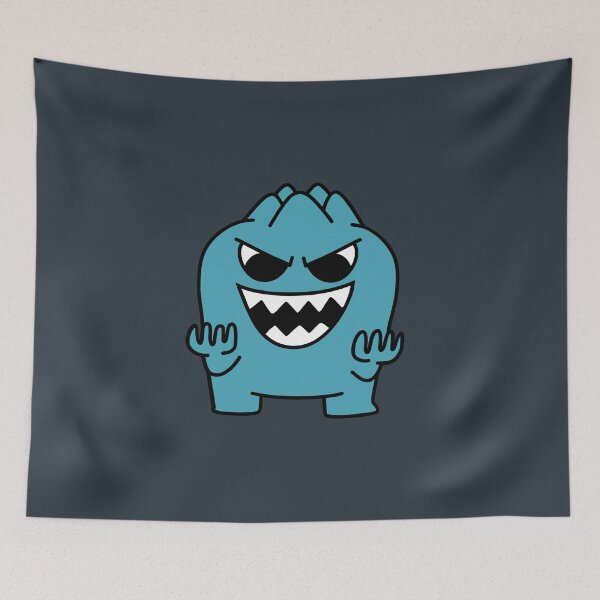 Item preview, Mark The Teal Evil Monster designed and sold by monsterino.
