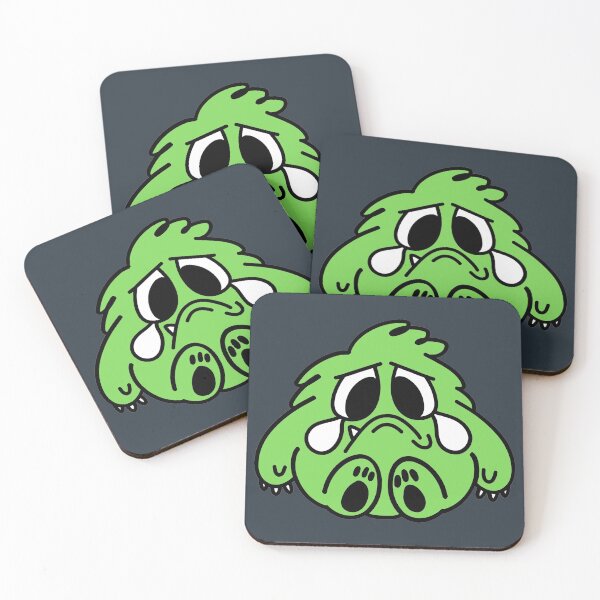 Item preview, Larry The Green Crying Monster designed and sold by monsterino.