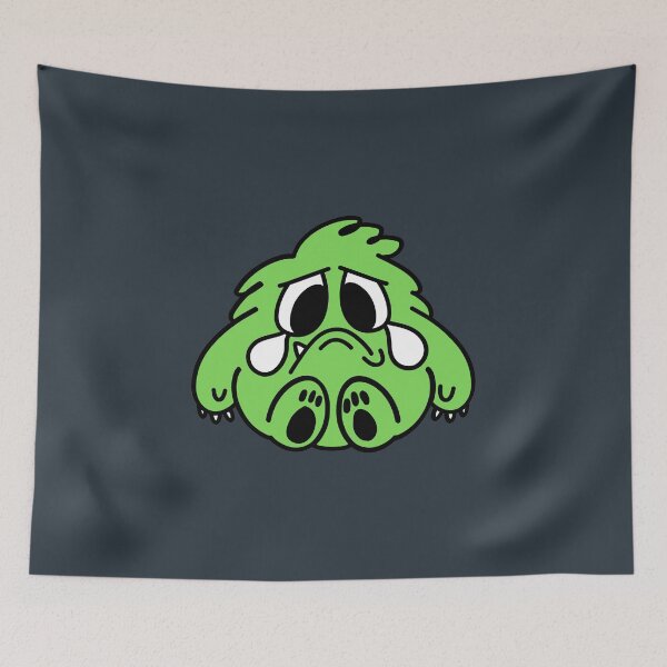 Item preview, Larry The Green Crying Monster designed and sold by monsterino.