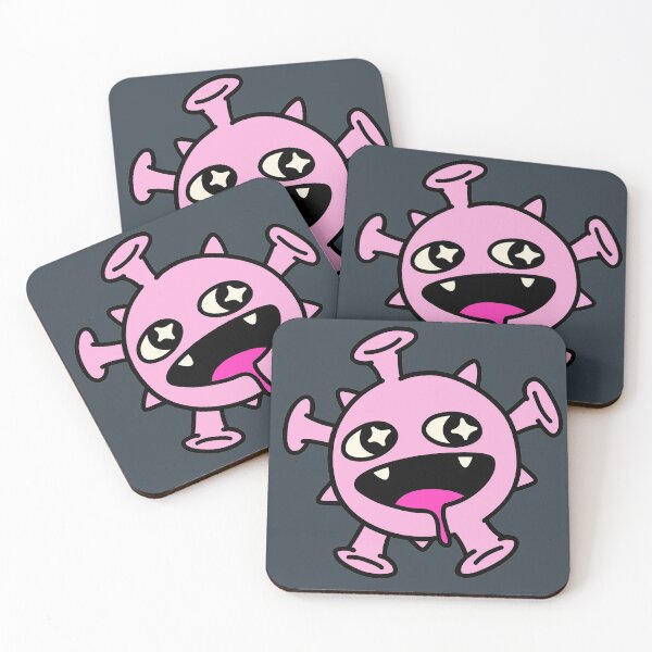 Item preview, Star The Pink Happy Monster designed and sold by monsterino.
