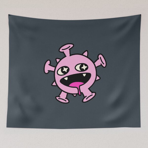 Item preview, Star The Pink Happy Monster designed and sold by monsterino.