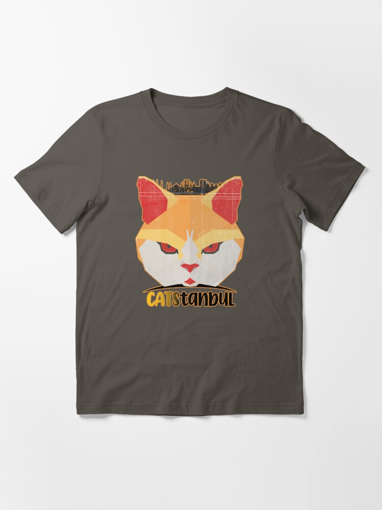 CATStanbul City Head Cat Essential T Shirt for Sale by DeDesign Collective Redbubble