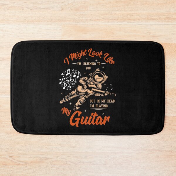 Item preview, Guitar Gift, I Might Look Like Im Listening to You but in My Head Im Playing My Guitar designed and sold by JUSTBEELEGANT.
