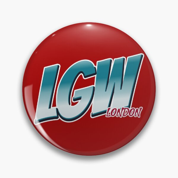 Item preview, LGW, London, IATA airport code.  designed and sold by MultistorieDog.