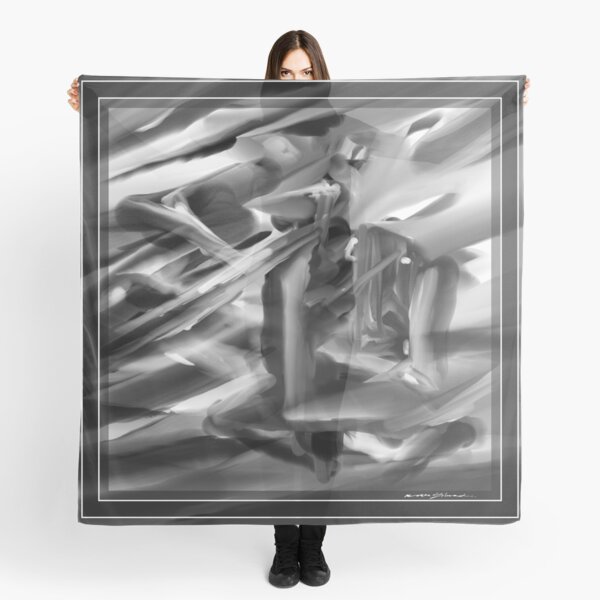 E S C_11 BLACK & WHITE Scarf