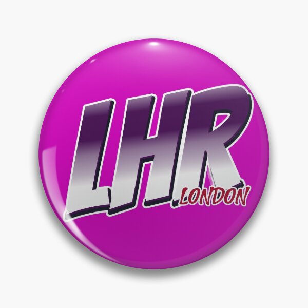 Item preview, LHR, London, IATA airport code.  designed and sold by MultistorieDog.