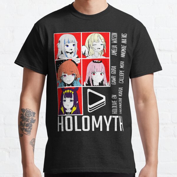 Hololive EN Holomyth Red Panel Classic T-Shirt