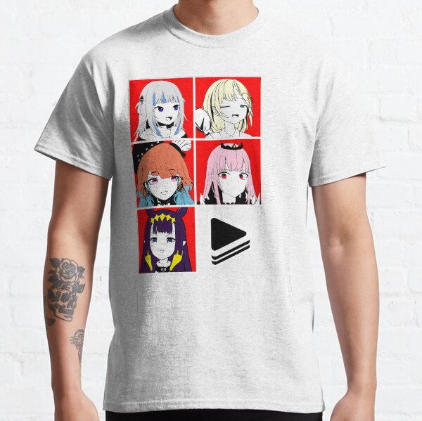 Hololive EN Holomyth Red Panel Classic T-Shirt