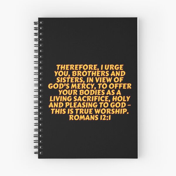 Item preview, Bible Verse Romans 12:1 designed and sold by Prayingwarrior.