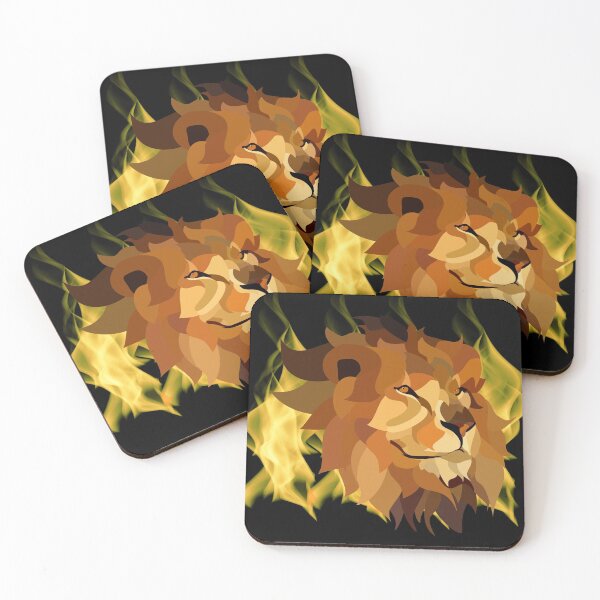 Aperçu de l'œuvre Lion de feu créée et vendue par Batartiste.
