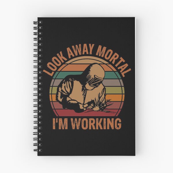 Item preview, Look Away Mortal I'm Working Welding Retro Vintage  designed and sold by Theobsessed01.