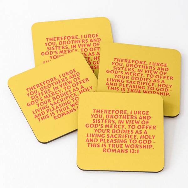 Item preview, Bible Verse Romans 12:1 designed and sold by Prayingwarrior.
