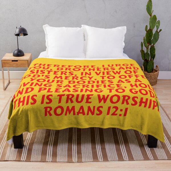 Item preview, Bible Verse Romans 12:1 designed and sold by Prayingwarrior.
