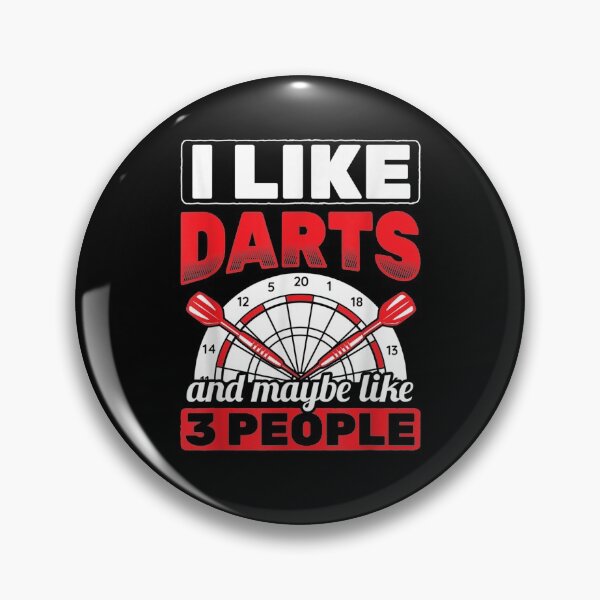 Item preview, I Like Darts And 3 People Dartboard Darts  designed and sold by dannareyansh.