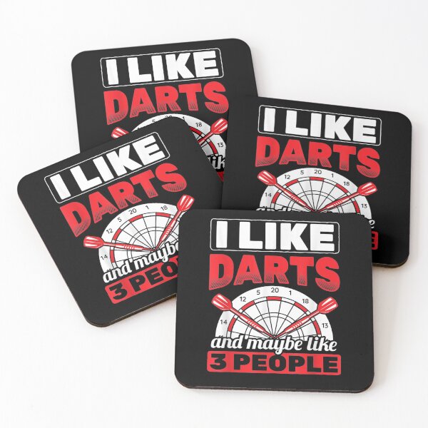Item preview, I Like Darts And 3 People Dartboard Darts  designed and sold by dannareyansh.