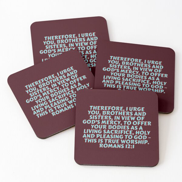 Item preview, Bible Verse Romans 12:1 designed and sold by Prayingwarrior.