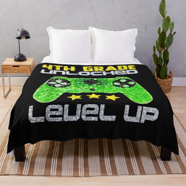 Item preview, 4th Grade unlocked TShirt Level Up Gamer designed and sold by Lukifo-Mana.