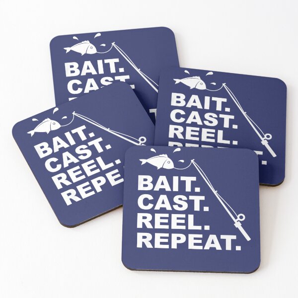 Item preview, Bait Cast Reel Repeat  Fishing  designed and sold by Montecinostamps.