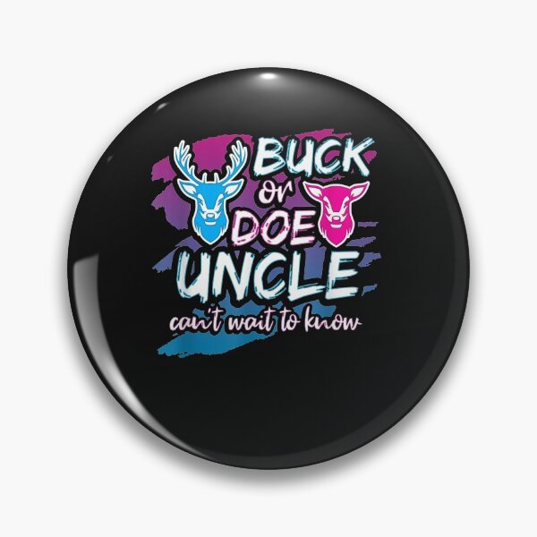 Item preview, Buck Or Doe Uncle Gender Reveal Baby Party Announcement Gift T-Shirt designed and sold by Lukifo-Mana.