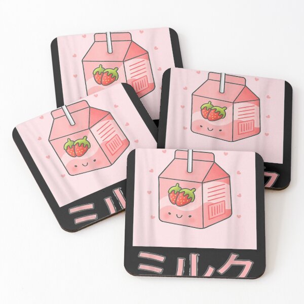 Item preview, Cute Retro 90s Japanese Kawaii Strawberry Milk Shake Carton T-Shirt designed and sold by Lukifo-Mana.