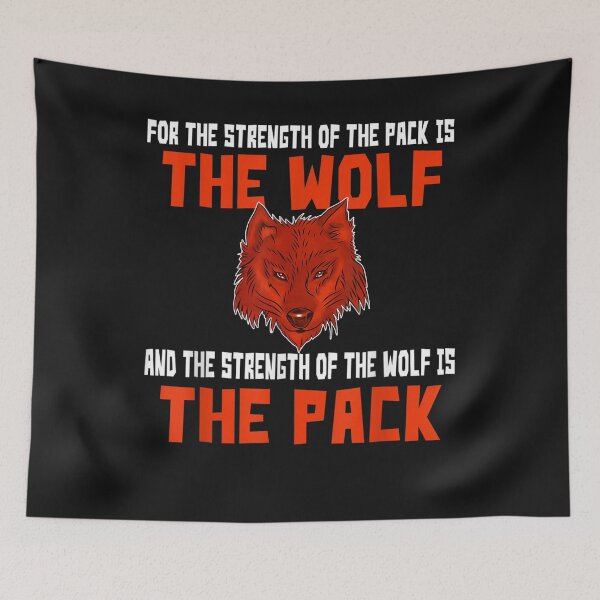 Item preview, Cute Wolves Lover Gift The Strength Of The Pack Is The Wolf T-Shirt designed and sold by Lukifo-Mana.