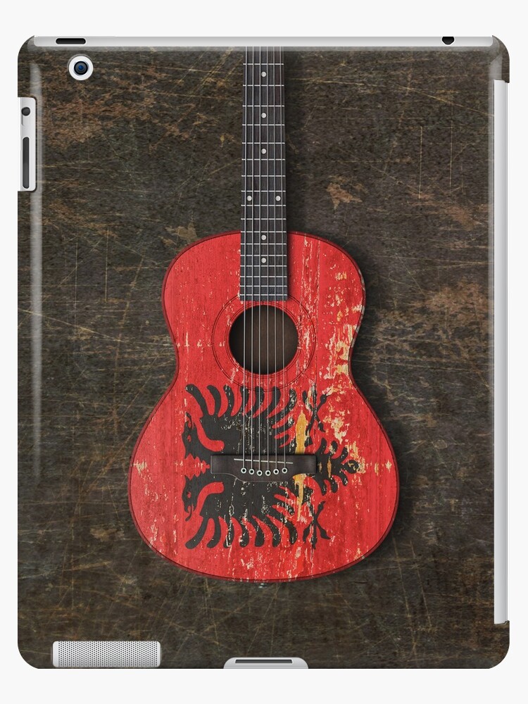 Aged And Worn Albanian Acoustic Guitar By Jeff Bartels Aged And Worn Albanian Acoustic Guitar By Jeff Bartels